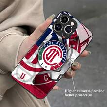 Funda para teléfono con el logotipo del Club Deportivo Toluca compatible con fundas para teléfonos   17  16 Pro Max  15 Pro Max  13 y  12 Elegante, resistente al agua, a los golpes y a las caídas Un gran regalo para familiares, amigos, amantes, novios/novias y fanáticos de los deportes - Negro - Ver 2