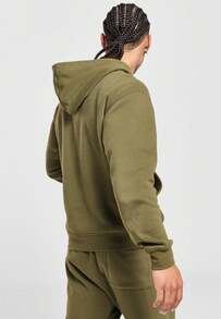 Nike Jordan Essential Fleece Air Stretch Overhead Hoodie Jumpman Hooded Sweatshirt - Olive Green - View 2