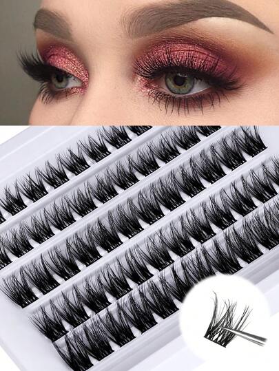 60pcs Cat Eye Lashes, 6D Lightweight Lash Design, High-Quality Smooth Soft Fluffy Lash Extensions, Suitable For Fashionable Women Pursuing High-Quality, Beloved Lash Extension Set, For Home Use, Suitable For All Occasions