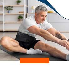Đai hỗ trợ lưng cho nam và nữ - Đai nâng đỡ thắt lưng - Đai hỗ trợ thắt lưng có thể điều chỉnh, thích hợp cho công việc, ngủ và sử dụng hàng ngày. - màu đen - Xem 8