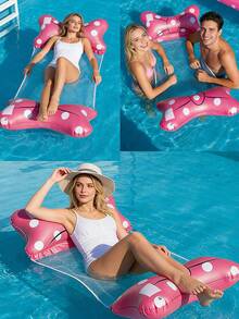 Inflatable Pool Bed, Inflatable Pool Float, Adult Size Water Hammock, Inflatable Bed, Pool Float Accessories, 4-In-1 Multi-Function Pool Float, Pool Raft Lounge Chair, Suitable For Swimming Pool, Beach, Summer Vacation Leisure Pool Float - Multiple Styles - View 5