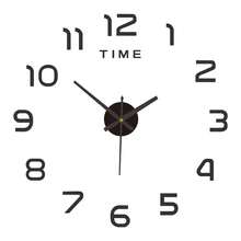 2026 Modern Design Large 3D DIY Quartz Clock, Fashionable Mirror Surface Sticker, Living Room Home Decor Wall Clock - 1PC - View 15
