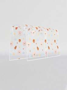 1pc Outdoor Drying Rack Cover, Patio Clothesline Rainproof & Anti-Bird Droppings Protective Shade, Drying Clothes & Bedding Waterproof Dustproof Cover - Multicolor - View 12