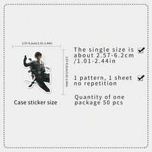 50pcs Delta Operation Game Retro Aesthetics Fantasy Sun Ins Y2K Downtown Aesthetic Stickers Gifts Humorous And Funny Stickers 80S 90s Anime Stickers For Scrapbook Supplies Envelope, Water Bottle, Computer, Laptop, Phone, Luggage, Notebook, Fridge,Festival Party,Christmas Decoration New Year Winter - 50pcs - View 5