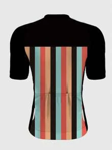 2026 Camisa casual a rayas para montar en bicicleta, parte superior de ciclismo - Multicolor - Ver 2