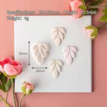 Petal Soft Pottery Earrings Polymer Clay Mold Shape Creative Flowers Clay Cutting Molds For DIY Earrings Jewelry Making - Polymer Clay Cutter - View 6