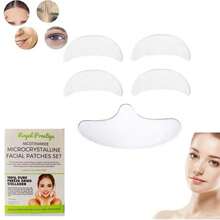 Facial Adhesive Kit Anti-Wrinkle Collagen Replenishment Reusable Silicone Forehead And Mustache - 3 Pack (15 Stickers) - View 1
