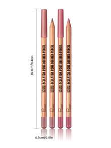 Pudaier 2Pcs Lip Liner Set Waterproof Non-Stick Cup Valentine Gift For All Skin Tones - 02+03 - 查看 3