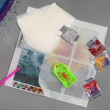 50/100/200片装钻石画离型纸，15 x 15厘米/15 x 20厘米双面不粘钻石画工具配件 - 套裝 - 查看 5