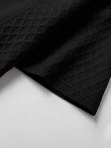 Bộ áo polo và quần short nam mùa hè nhẹ, trang phục thể thao đi biển thường ngày thời trang. - màu đen - Xem 6