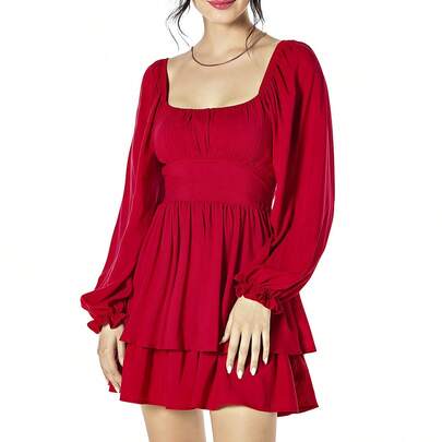 ZAPATERÍAS PAKAR Felker vestido   para mujer  rojo cod 129798-B