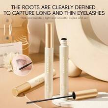 Mascara đầu cọ siêu mảnh, làm dài, uốn cong, làm dày mi, chống thấm nước, chống mồ hôi, lâu trôi, không lem, dùng làm lớp lót mi. - 1 cọ mascara nhỏ - Xem 3