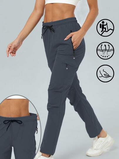 DREAMSPORT Women's Cargo Joggers & Baggy Pants | Lightweight Quick Dry Hiking Travel Pants, Casual Sweatpants For Gym, Lounge & Workout Sets Spring Sports