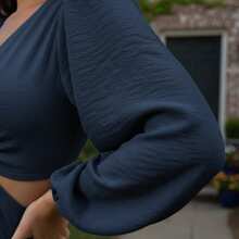 WE SHINE Women Dresses - Navy Blue - View 5