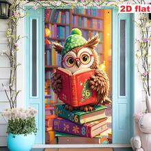 1 tấm phông nền trang trí tiệc, banner cửa bằng polyester, cờ tiệc với chủ đề người ngủ dậy muộn và sách, chất liệu polyester, rèm trang trí tiền sảnh, thích hợp sử dụng trong nhà/ngoài trời, trang trí rèm cửa nhà, hoạt động ngoài trời, trang trí sân vườn, sự kiện kỷ niệm, lễ hội. - Nhiều màu - Xem 5