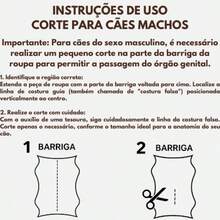 Roupa Pet Pós-Cirúrgica Castração Fêmea e Macho Lisa Protetora Para Cachorros e Gatos - Multicolorido - Visão 8
