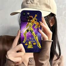 Estuche para teléfono con diseño de guerrero con armadura dorada Compatible con estuches para teléfonos   17  16 Pro Max  15 Pro Max  13 y  12 Estuche para teléfono a prueba de golpes en paquete de 1 Resistente al agua, a los golpes y a los arañazos Un gran regalo para familiares, amigos, seres queridos, novios/novias y para cualquier ocasión. - Negro - Ver 3