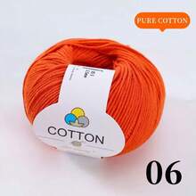 1卷50克100%纯棉纱线，适用于围巾、帽子、毛衣、外套等，颜色鲜艳，不起球、不褪色、不掉毛。 - 紗線 - 查看 17
