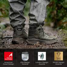 Men's Armadillo FieldLite PRO Waterproof Hiking Boots | Lightweight All-Day Comfort For Trekking, Camping & Climbing - Army Green - View 4