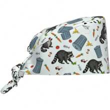 St. Day Shamrock Working Cap With Sweatband, Irish Green Clover Print Scrub Caps For Women Men, Suitable For Work, Fashionable Wear, And Hair Protection.The Perfect Gift Choice For Valentine's Day, Birthdays, Anniversaries, Or For Your Boyfriend, Girlfriend, Family, Or Best Friend. - 浣熊垃圾熊貓 - 查看 5