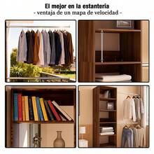 Coset Organizador  Ropero Rack  Organizacion 180cm - Marrón - Ver 8