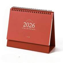 Lịch để bàn năm 2026 (Ngày: Tháng 11 năm 2025 - Tháng 12 năm 2026) là một cuốn lịch học tập và ghi nhớ văn phòng tối giản nhưng cao cấp. Nó cũng có thể được sử dụng như một lịch đếm ngược đến Giáng sinh. Bao gồm các tab hàng tháng, bố cục lịch trình và những câu trích dẫn truyền cảm hứng. Cơ chế lật một mặt giúp nó phù hợp với môi trường gia đình, văn phòng và tổ chức. - Lịch để bàn - Xem 2