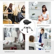 Saddle Stool, Work Stool, Swivel Chair, Height Adjustable, Padded In Black, Ideal For Cosmetics And The Office - 黑色 - 查看 5