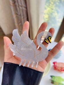 各式鸟类主题发夹，新奇森林鸟类卡通拼布鹦鹉发夹，创意可爱大号发爪，醋酸纤维啄木鸟发夹，孔雀法式动物发夹，多功能大号发爪发饰，新款醋酸纤维孔雀发爪发夹，独特鸟类主题发夹，大号动物发爪，批发适合浓密头发的度假发饰发爪夹 - 彩色 - 查看 28