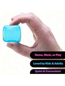 Tactile Sensory Fidget Cube Pack | Anxiety Relief & Focus Boost Handheld Toy | School, Travel, Office & Family Bonding Interactive Fidget Toy - Purple - View 8