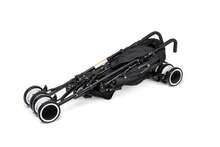 Bambico Easy Fold Stroller Baby Pushchair Compact Advanced Suspension Sturdy Wheels Stylish Design - 黑色 - 查看 2
