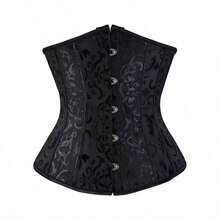 Curea vintage jacquard cu șireturi, fără spate, stil pirat renascentist - Multicolor - Vizualizare 5