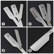 univinlions 1 Or 2pcs Vintage Razor With 5 Blades, Suitable For Hair Removal On Beard, Face, Body, Underarms, Eyebrows, Bikini Area - Multicolor - View 4