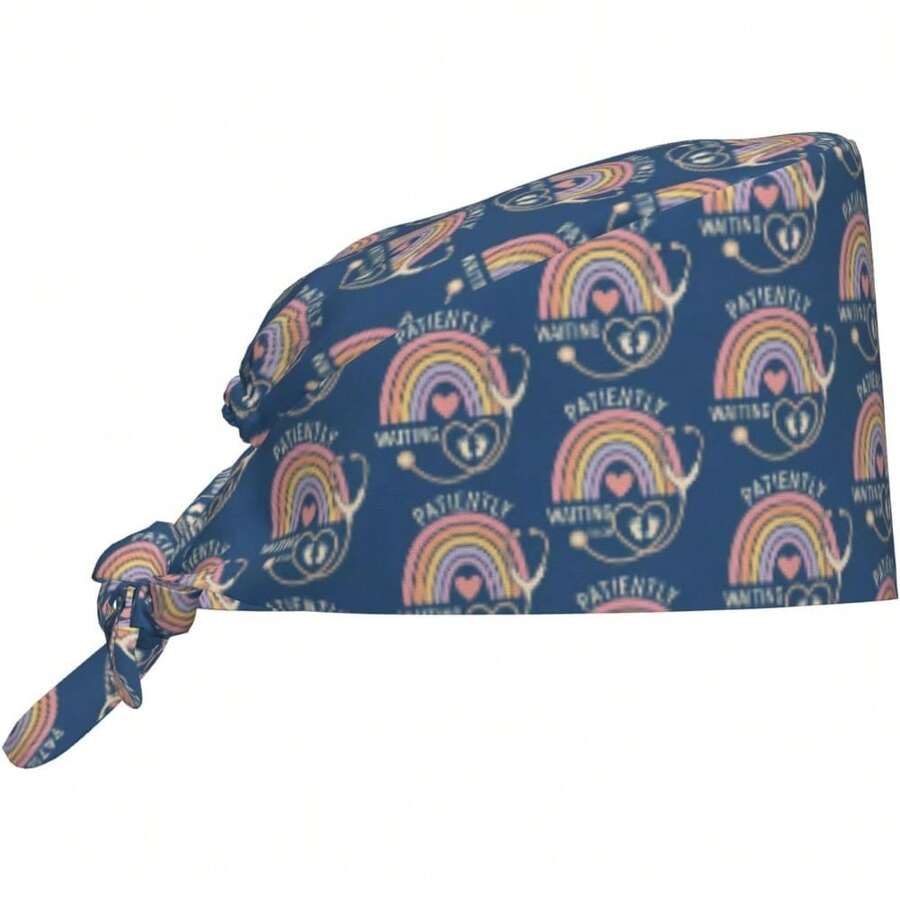 St. Day Shamrock Working Cap With Sweatband, Irish Green Clover Print Scrub Caps For Women Men, Suitable For Work, Fashionable Wear, And Hair Protection.The Perfect Gift Choice For Valentine's Day, Birthdays, Anniversaries, Or For Your Boyfriend, Girlfriend, Family, Or Best Friend. - 等待10厘米 - 查看 1