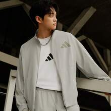 Adidas 男士 M Z.N.E. WV TT 夹克，梭织连帽夹克 KE4880 - 灰色 - 查看 1