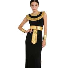 4pcs Adult Ancient Egyptian Pharaoh, Roman, Nile River Queen, Cleopatra Costume Accessories Set, Suitable For Festival, Party, Performance, Decoration, Festival Accessories - Gold - View 5