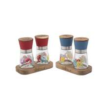 Elegant Duo Salt And Pepper Mill Set For Culinary Adventures - Multicolor - View 3