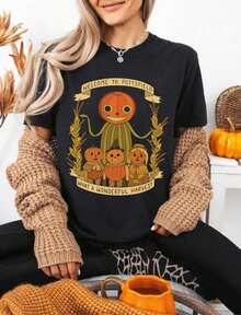 Vampire Shirt, Keep Out Of Direct Sunlight, Distressed Vampire Shirt, Vampire Shirt, RetroClassic Crew Neck Short Sleeve, Solid Basic Style - Black 5 - View 1