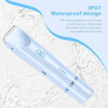 DEBARK 2026 Women's Double-Head Bikini Trimmer, USB Charging Waterproof Painless Electric Razor, Perfect 2-In-1 Body Hair Shaver! Enjoy A Silky Smooth Skin Experience! - Màu xanh lam - Xem 6