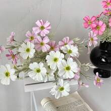Joivida 1pc 43cm Bohemian Style Chrysanthemum & Daisy Artificial Flower Bouquet, Mulberry Flower, DIY Home Decor, Suitable For Tabletop/Photography Props, All Season Home Decoration, Cosmos Flowers - Multicolor - View 11