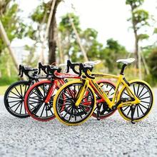 1:10 Alloy Model Bicycle, Die-Cast Metal Finger Mountain Bike Racing Car Model, Realistic Adult Collectible Toy, Christmas/Halloween/Birthday Gift - A - View 2