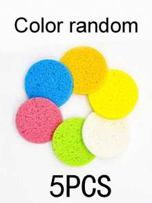 5 piezas de borlas de limpieza facial en polvo, limpieza profunda y multifuncional - Multicolor - Ver 11