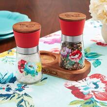 Elegant Duo Salt And Pepper Mill Set For Culinary Adventures - Multicolor - View 4