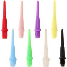 2BA Thread Soft Tip Of Dart 80 Pcs Multicolor Plastic Tip 8 Colors Dart Point - Multicolor - View 2