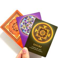 The Soul's Oracle Cards  – Insightful Lesson Card Deck For Love, Life Purpose & Spiritual Guidance, Paper Material - 藍色 - 查看 4