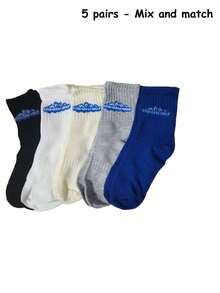 4 Pairs Solid Color Thin Mid-Calf Socks, Unisex Sports & Casual Socks, Basketball Socks - Multicolor - View 10