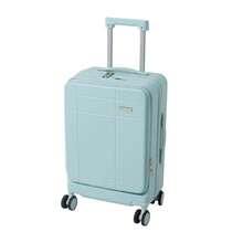 Sheonly 20inch Front Opening Suitcase Combination Lock USB Charging Port - Blue - View 2