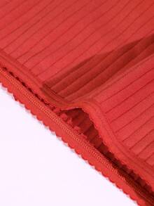 1Pc Women's Cotton Underwear Panties High Quality Breathable Soft Cotton Female Lingerie Briefs With Cure Bow - Burnt Orange - View 5