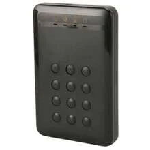 Yosoo Health Gear Disco Duro Externo Encriptado Portátil Portátil con el Disco Duro con la Autenticación de Pines USB 3.0 Cifrado en Tiempo Real para OS X 10 8 7 Velocidades de Transferencia Rápida - como en la foto - Ver 6