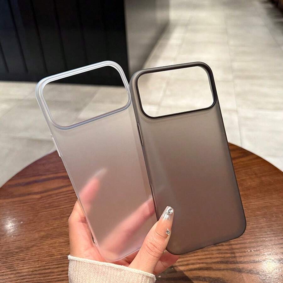 2 件装黑色透明超薄磨砂手机壳，兼容 17 Pro Max/17 Pro/17/16 Pro Max/16/16 Pro/16 Plus/15/15 Pro Max/15 Pro/15 Plus/11/12/13/14 Pro Max/12 Pro/12 Pro Max/13 Pro/13 Pro Max/14 Pro/14 Pro Max/14 Plus，硬壳，轻薄