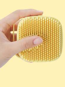 婴儿及儿童专用液体硅胶沐浴刷，背部沐浴刷，柔软刷毛，分格瓶装，沐浴清洁工具 - 彩色 - 查看 4